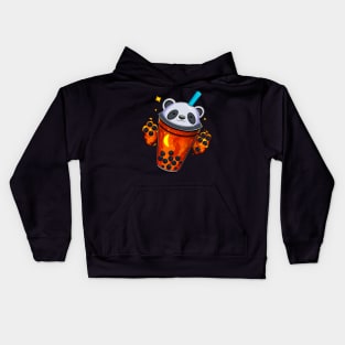 Starry Panda Bubble Tea - Gleam Kids Hoodie